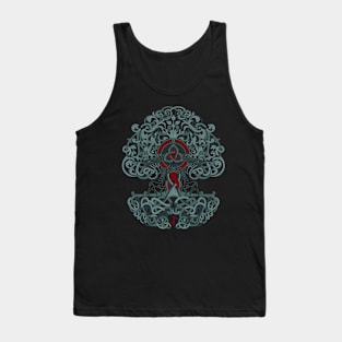 Yggdrasil Norse Tree of Life Pagan Mythology Viking Knotwork Tank Top